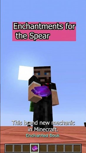 How To Enchant The Spear in Minecraft