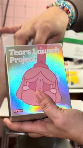 The crybaby Tears launch project Pop mart unboxing #nyc #popmart #