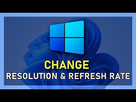 How to change Resolution and Refresh Rate on Windows 10!