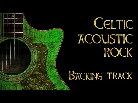 Celtic acoustic rock BACKING TRACK - E minor