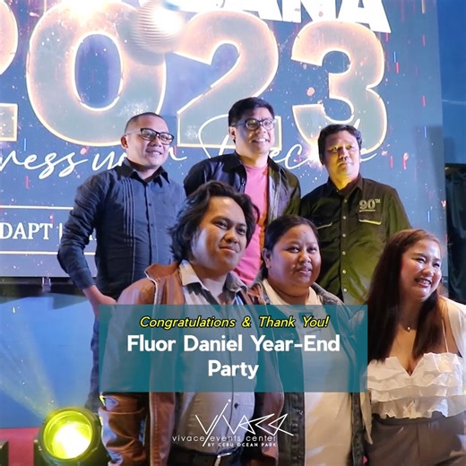 A massive shout-out to Fluor Daniel for hosting an epic year-end bash at Vivace Events Center! 🎉 Your unwavering support and acknowledgment mean the world to us. Let's raise a glass to the fantastic partnership we've built and the thrilling journey ahead, packed with even more milestones! 🥂🌟 #VivaceEventsCenter #CebuOceanParkOfficial | Cebu Ocean Park