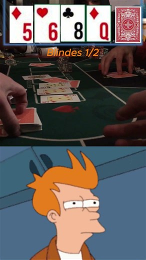 SET VS Straigth Draw !Insane River #poker #fails