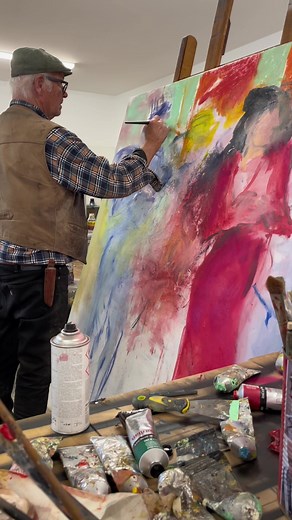 Art Speed Painting Tutorial with Do-It-Yourself Techniques