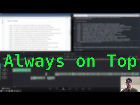 Always on Top Lets You Pin a Window to the Foreground