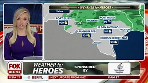 Weather for Heroes: Military bases along southern Plains face steamy, stormy Friday | Latest Weather Clips | FOX Weather