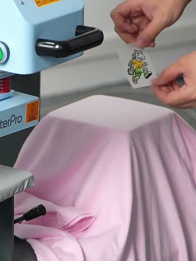 Pneumatic Dual-Station Label Heat Press – Perfect for Custom Chest Logos, Neck Labels & More!#shorts