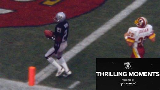 Cliff Branch goes the distance for 99-yard TD | Thrilling Moments