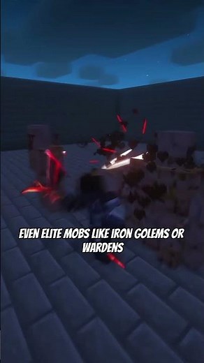 Minecraft’s MOST POWERFUL combat mod! Part 1 #minecraft #minecraftshorts