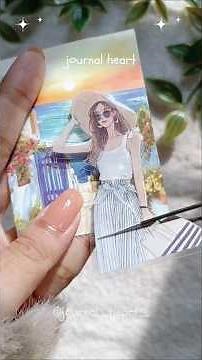 Beach🏖️ ആണോ Mountain⛰️🗻 ആണോ ഇഷ്ടം? #journalheart#ideas #sticker #diy #pinterest #aesthetic