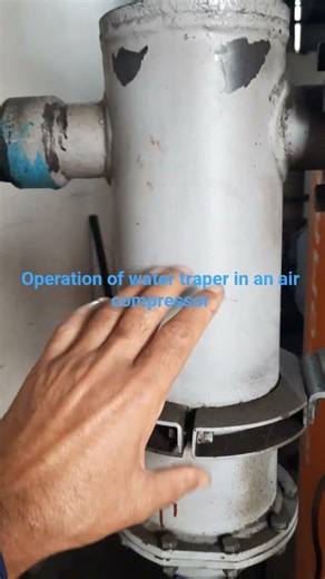 Water separation from the compressed air by a good instrument
