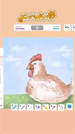 Chicken! 🐓 Speed Draw #art #roblox
