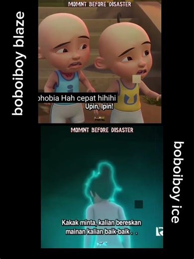 Kak Ros Mode BoBoiBoy Blaze 🔥& Ice ❄️.