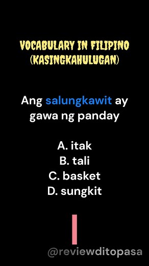 CIVIL SERVICE REVIEWER ((VOCABULARY IN FILIPINO - KASINGKAHULUGAN)) #cscreviewer #civilserviceexam #civilservice #CSC #civilservicepasser #civilservicephilippines