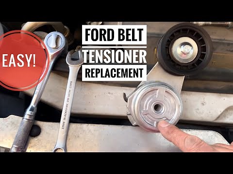 2005 Ford Explorer Belt Tensioner Replacement & Serpentine Belt Routing