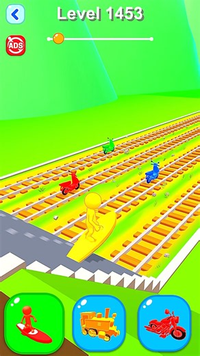 Shape-shifting Funny Race Gameplay new hyper casual games #shapeshifting #gameplay #short