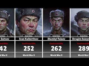 Top 50 Deadliest Snipers Ever | Most Confirmed Kills in History
