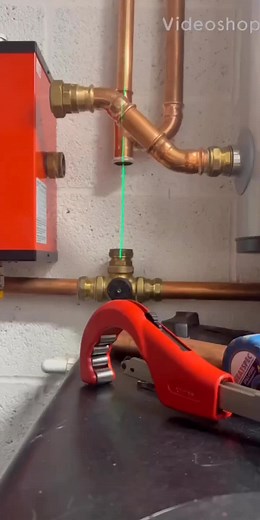Cutting Copper Pipe with Precision Using Laser Guide