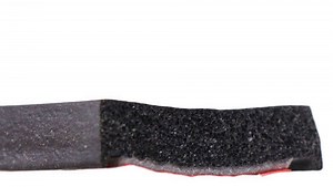 Rectangular Rubber Seal for RVs and Trailers - Stick On - 12' Long x 1" Wide Steele Rubber Trailer D