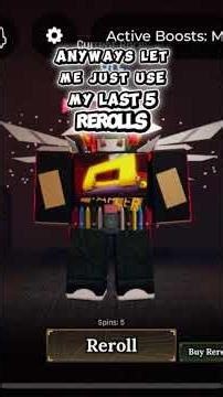 Day 3 of using angel demon or archangel #roblox #theforge #lucky #short