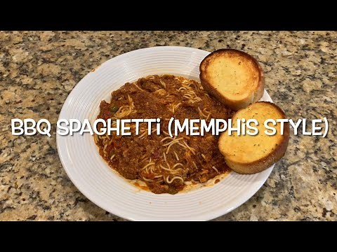 Pulled Pork BBQ Spaghetti (Memphis Style)