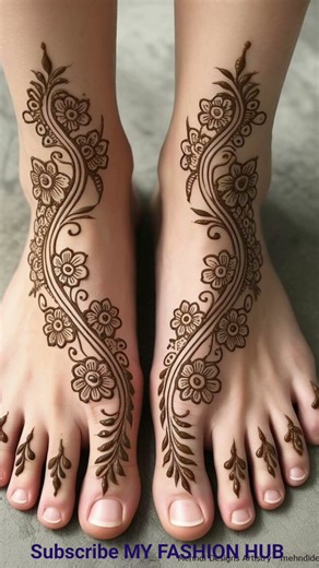 leg mehdi design #mehndi #henna#hennadesign #creativehenna #easymehndidesign