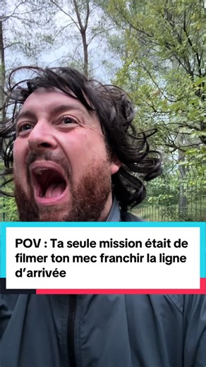 POV : filmer ton mec franchir la ligne d’arrivée