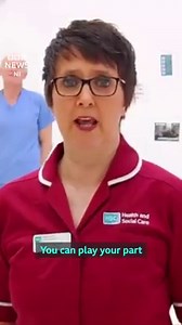 In a video by the Belfast Trust, healthcare workers have appealed for people to stay at home. | BBC News NI