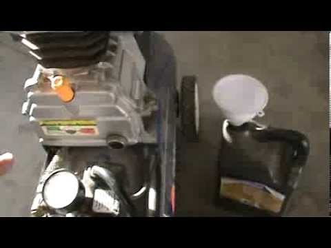 Campbell Hausfeld Air Compressor Oil Change