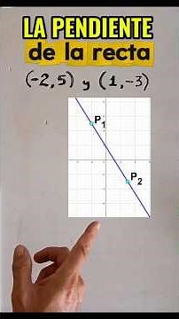 How to calculate the slope of a line | Given two points #mathematically #mathematics #cnam