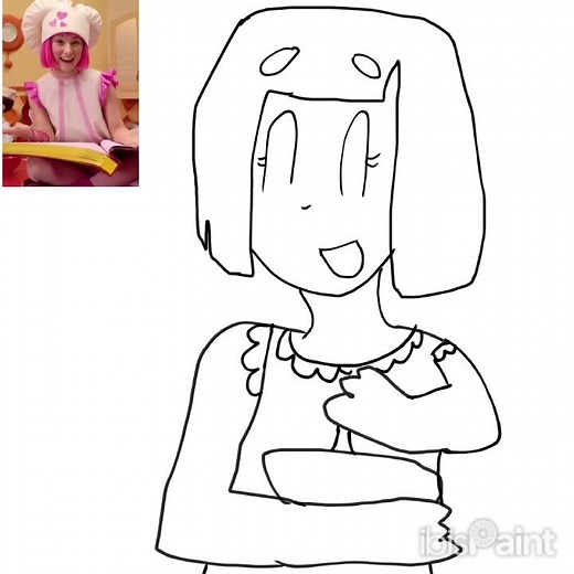 stephanie from lazy town speedpaint 🩷🍰🎂