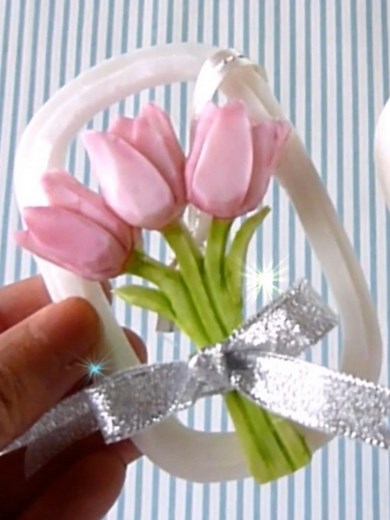 DIY Tulip Soap Crafting Tutorial: Relaxing Soap Carving for Hanging Decoration