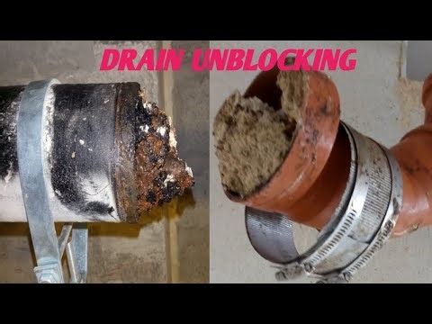 Unbelievable drain blocked ! How to Unblocking #drain #pipesystem