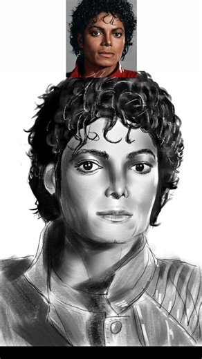 drawing Michael Jackson easy