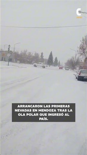OLA POLAR: Así fue la primera NEVADA en Mendoza