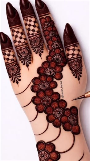 Unique Easy Arabic Mehndi Designs Tutorial