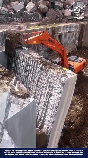 Excavator Stone Quarrying Machine Innovation for Massive rock handling and mining