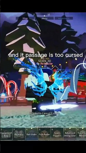 This Blade of Glorp Passive Is Kinda Sus… 🤨 #roblox #fisch #suspense