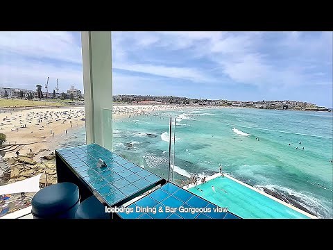 ICEBERGS dining room & bar LUNCH SET Spanish Italian RESTAURANT REVIEW @ BONDI BEACH SYDNEY NSW 🇦🇺