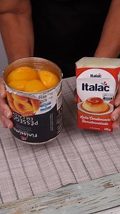 Si vous avez une boîte de lait concentré sucré et une boîte de pêches, préparez ce délicieux dessert ! | Recettes et Délices
