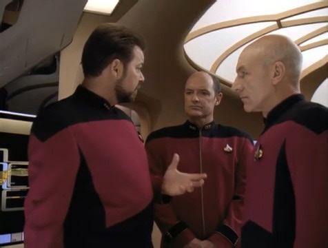 Starfleet Records: Jean Luc Picard, Captain of the USS Enterprise NCC-1701-D. Treaty of Algeron. SD: 47457.1 (2370) #CaptainPicard Picard is surprised but now understands clearly – the Treaty of Algeron strictly prohibits the development of cloaking technology by the Federation, and Pressman's actions are a violation of that agreement. Pressman attempts to relieve Picard of command, but the senior staff stand firm, Riker noting that, unlike last time, no one is willing to come to his defense. Pi
