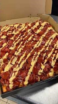 FINALLY THE RIGHT AMOUNT OF PEPPERONI ON PIZZA! 🍕 SWINE FIGHTER from Tony Boloneys NJ! #DEVOURPOWER