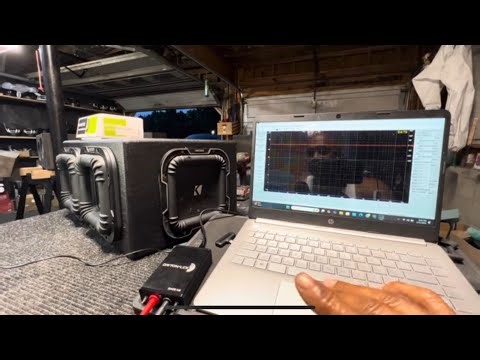 My ​⁠‪@KICKERAudio‬ SoloX 8” Passive Radiator Project Impedance Sweep….Tuned To 28hz!!!