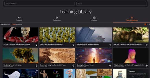 Houdini Launched Learning Portal