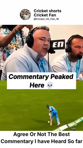 The Most Iconic Virat Kohli Commentary Ever? 🎙️🔥 #viratkohli #cricket #goosebumps #proud #respect