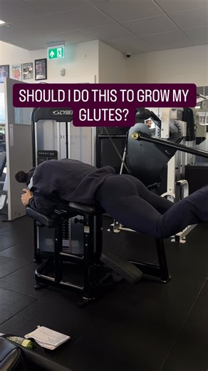 maddy | online lifestyle fitness coach on Instagram: "You can help grow your glutes with the “fun” exercises you see online… …but only if you actually pair them with heavy, progressive compounds. Reverse hypers, kickbacks, abductions = GREAT tools to ✨support✨ growth. They help you build mind to muscle connection, add volume, and round out weak points. But if you want real glutes - that dense, full look - you need to load the basics hard: hip thrusts, leg press variations, RDLs, Bulgarian split 