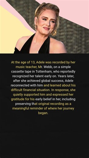 The Teacher Who First Recorded Adele’s Voice and Saw Her Future