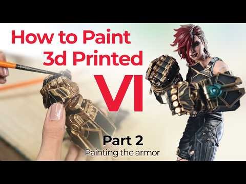 3D Printed Vi from Arcane – Painting Figure for Beginners Part 2