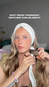 Overnight Heatless Blowout: Idiot-Proof Curl & Smooth