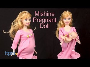 Pregnant Fashion Doll with Baby from Mishine