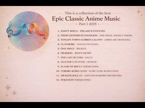 EPIC CLASSIC ANIME MUSIC 2025 PART 1